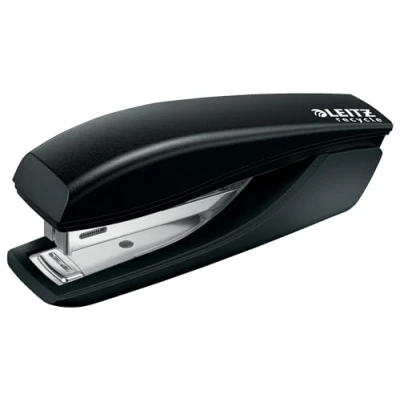 Imagen de Leitz NeXXt Recycle Mini Grapadora de Papelería Compacta para 10 Folios Acero y Plástico Reciclado, Negro 56170095