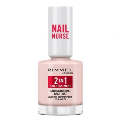 Imagen de Rimmel London, Nail Care, 2 in 1, Tratamiento de uñas y Base Coat, 12 ml