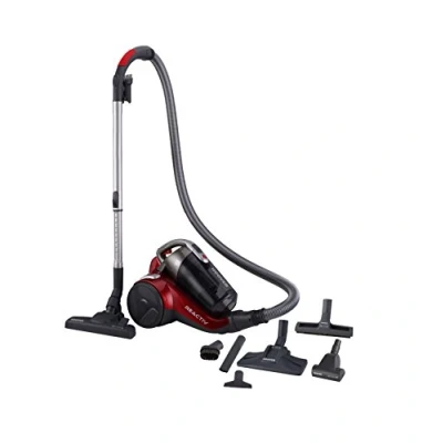 Imagen de Hoover Reactiv RC25 Aspiradora sin Bolsa de Trineo, Especial Mascotas, Cepillo Pelo Mascotas y Tapicerías, Depósito 2 L, Ciclónico, 800W, Filtros EPA, 75dba, Cable 5m