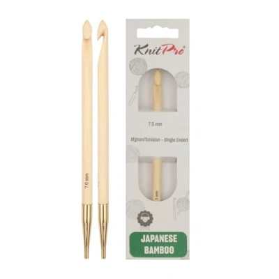 Imagen de KnitPro Bamboo Afghan Tunisian (7.00mm) Agujas de Ganchillo 1 Unidad