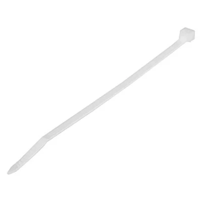 Imagen de Poly Pool PP0308 Juego de 100 bridas para cableado en equipos eléctricos, 2,5 mm x mm, diámetro sujeción 2 a color blanco