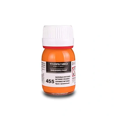 Imagen de Tarrago Sneakers Paint 25 ml Pintura Para Cuero Liso, Sintético y Lona Naranja Intenso (455)