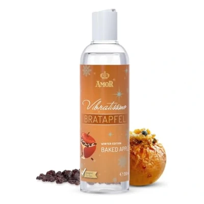 Imagen de Vibratissimo Play Gel de manzana asada 250 ml I lubricante con aroma a Lubricación base agua adecuado para juguetes silicona y condones látex