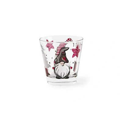 Imagen de Excelsa Gnomo Christmas Juego de 6 vasos agua, cristal