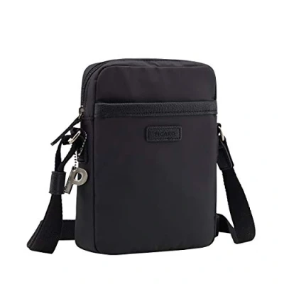 Imagen de Picard, Bolso bandolera para hombre de tejido nailon resistente, en color Negro, serie S Pore, 295591T001,