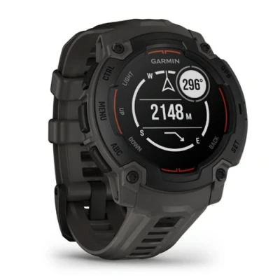 Imagen de Garmin Instinct E, Reloj Inteligente con GPS, 45 mm, Resistente al Agua, Aplicaciones Deportivas integradas, Monitorización de la Salud, Notificaciones Inteligentes, Negro