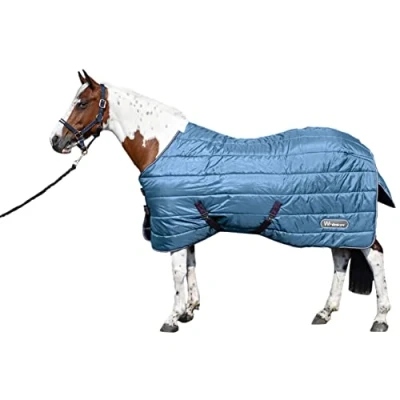 Imagen de John Whitaker Azul Alfombra Acolchada de Lupin 200 g, Color Caballo y Pony, Unisex, 5&#039;9