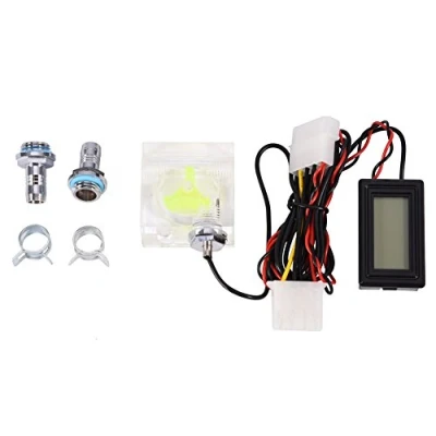 Imagen de Equipo Termómetro digital de medidor flujo 3 vías para PC Kit refrigeración por agua