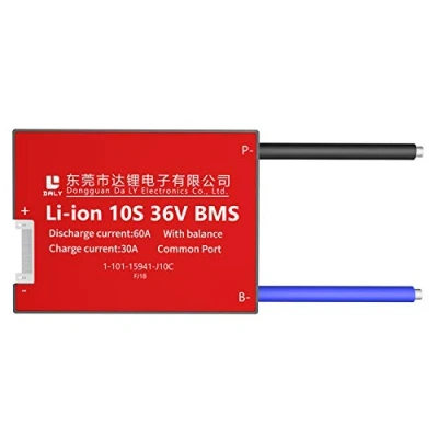 Imagen de DALY BMS 10S 36V 60A Li ion 3.7V Módulo de protección batería PCB Placa con cables equilibrio para 18650