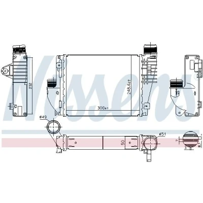 Imagen de NISSENS 961522 Intercooler