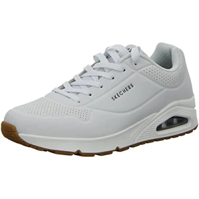 Imagen de Skechers Uno Stand On Air, Zapatillas para Hombre, Off White Durabuck Mesh, 39.5 EU