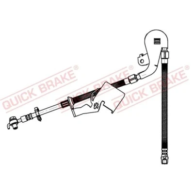 Imagen de QUICK BRAKE 58.803X Latiguillos de Freno 400 M10x1 PEUGEOT: 407 Berlina, Coupé