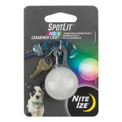 Imagen de Nite Ize SpotLit Llavero con mosquetón LED, Disc O