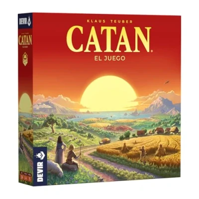 Imagen de Devir Catan, Juego de Mesa, 3 4 jugadores, Mesa Familiar, para jugar con Amigos (BGCATAN)