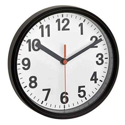 Imagen de TFA Dostmann Reloj de Pared analógico 60.3538.01 con Radio Reloj, para Colgar y Colocar pie, pequeño manejable, Ideal el hogar, la Oficina o Cocina, 185 x 60 225 mm