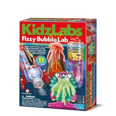 Imagen de 4M Ciencia burbujeante KidzLabs Experimentos fascinantes con vinagre y bicarbonato de Sodio Descubre la Forma lúdica Diversión Aprendizaje Creativo 68728