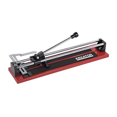 Imagen de Kreator KRT001002 Cortador de azulejos acero resistente (500 mm, con guía y rueda corte carburo tungsteno)