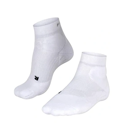 Imagen de FALKE TE2 Short M SSO algodón anti ampollas 1 par, Calcetines de tenis Hombre, Blanco (White 2000), 39 41