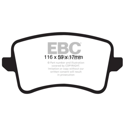 Imagen de Juego de pastillas EBC Brakes DP41988R