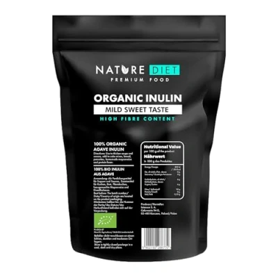 Imagen de Nature Diet Inulina ecológica de agave 1000g , Prebiótico natural,