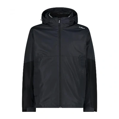 Imagen de CMP Chaqueta Hombre Cremallera Capucha Desmontable Inn.Jacket, Antracita Negro, 52
