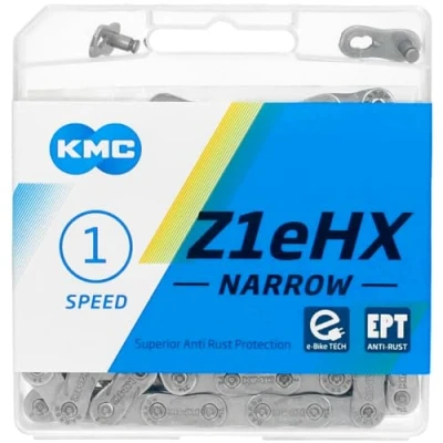 Imagen de KMC Cadena Z1 EHX EPT 1/2X3/32 128 ESL.7.8mm 1V.GR