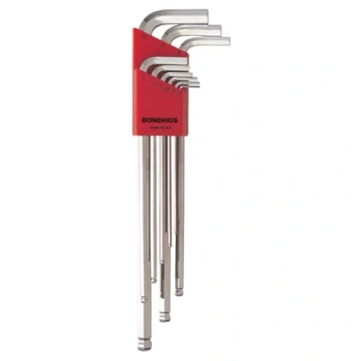 Imagen de Bondhus. Juego de 9 llaves en L puntabola XL BriteGuard (1.5 10 mm.)