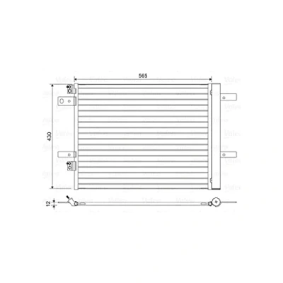 Imagen de VALEO 822564 Condensador con secador Aluminio 430 PEUGEOT: Expert III Furgón, 3008 II SUV, 308 SW 2, CITROËN: C4 Grand Picasso Jumpy Furgón