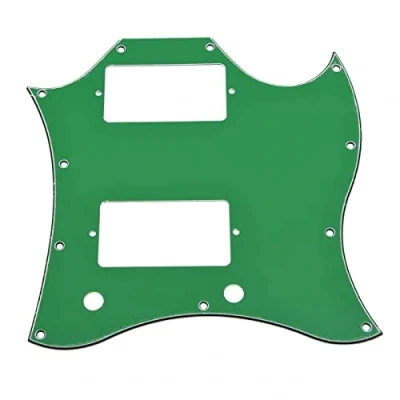 Imagen de Dopro American Standard SG Golpeador de cara completa para guitarra Gibson Special EE. UU., color verde, 3 capas