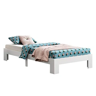 Imagen de Cama simple con somier capacidad máx 150 kg pino 104x204