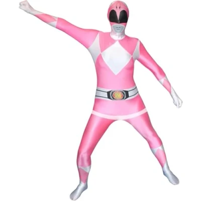 Imagen de Morphsuits Disfraz de Power Rangers, rosa, XL