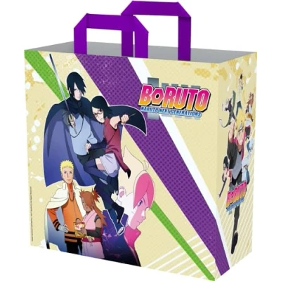 Imagen de Konix Boruto Naruto Next Generations Bolso tote 40 x 45 20 cm Material reciclado Beige