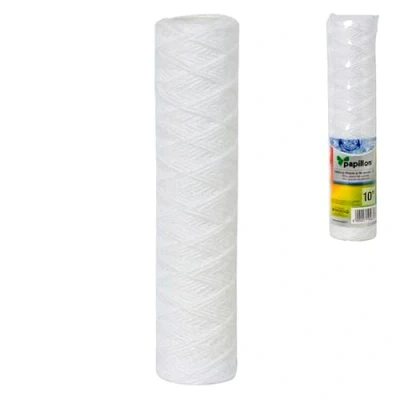 Imagen de MAURER 4012020 Cartucho Filtro Agua Bobinado 10&quot;, Resina, Multicolor, 1 Unidad (Paquete de 1)