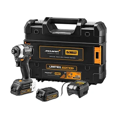 Imagen de Atornillador de impacto inalámbrico XR 18 V (sin escobillas), máx. 206 Nm, incluye 2 baterías Powerstack (18 V/1,7)