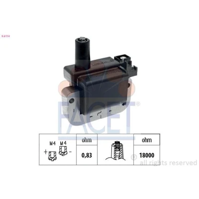 Imagen de FACET 9.6114 Bobina de encendido HONDA: CIVIC 6 Hatchback, V 5 Coupe