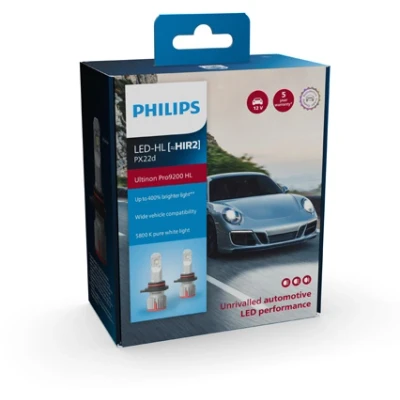 Imagen de Philips Ultinon Pro9200 LED lámpara para faros de coche (HIR2), +400%, 5.800K, set 2