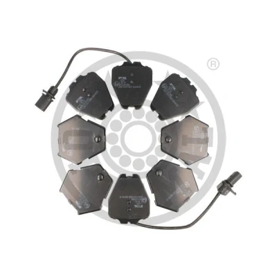 Imagen de OPTIMAL BP 12158 Juego de pastillas freno Eje delantero con contacto avisador desgaste AUDI: A4 B5 Berlina, A6 C5 Avant