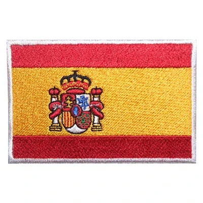 Imagen de Bandera Nacional de España bordada Hierro en Coser Parche Insignia para Ropa etc. 9 X 6 cm