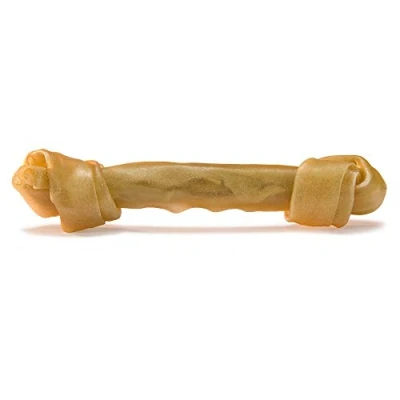 Imagen de ARQUIVET Hueso Nudo Piel para Perros 18 cm Bolsa 20 uds Huesos Snacks, chuches, premios, golosinas, recompensas caninas Complementos alimentarios