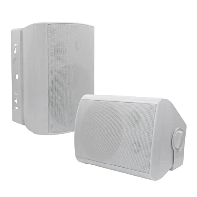 Imagen de Herdio Altavoces para el Exterior 6,5 Pulgadas 400 vatios Altavoz Impermeables jardín, terraza, Comedor Usuario Blanco