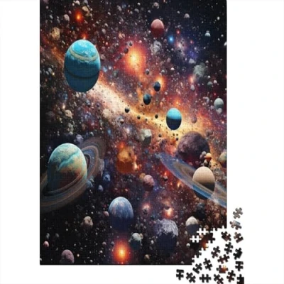 Imagen de El Universo Puzzle,Puzzle 1000 Piezas,1000 Piezas Puzzle Adultos para Aliviar Estrés,Rompecabezas Intelectual Desafío Niños 1000pcs (75x50cm)