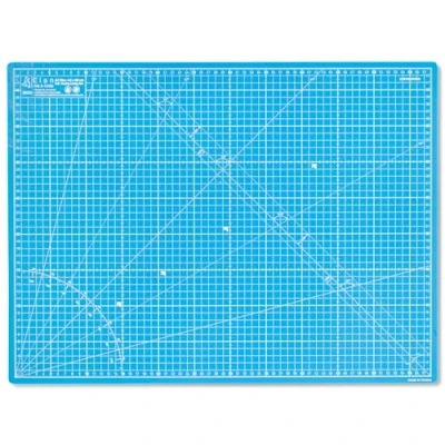 Imagen de Elan Base de Corte A2 Azul, Alfombrilla para Patchwork, Autocicatrizante, Tabla Costura, Autorregenerable, Alfombra 60cm x 45cm
