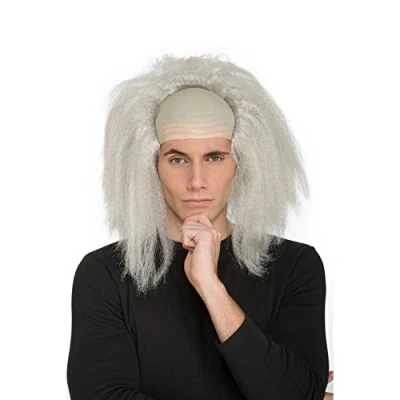 Imagen de My Other Me 204644 Peluca de genio chiflado, Talla única (Viving Costumes 204644)