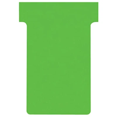 Imagen de Nobo Tarjetas para Planificador en Forma de T, Blanco, Tamaño 2, Pack 100 Recambios Planificar, Industrial Pared Oficina, 2202002