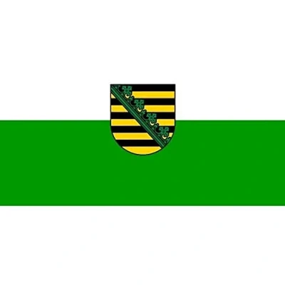 Imagen de AZ FLAG Bandera Estado de Sajonia 90x60 cm Sachsen Alemania 100% Poliéster Con Ojales Metal integrados 50g Colores Vivos Y Resistente A La Decoloración