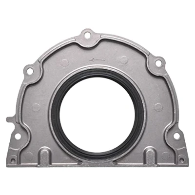 Imagen de AJUSA 71008500 Reten del Cigueñal lado de engranaje FKM (caucho fluorcarbono) con carcasa (cárter) OPEL: Insignia A Sedán, Vectra C GTS