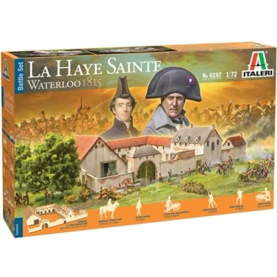 Imagen de Italeri Napoleón 6197 1:72 Juego de Batalla Waterloo La Haye Sainte Modelo Suelo, Hobby, Pegado, Kit plástico, detallado, Multicolor, Color Multi colord