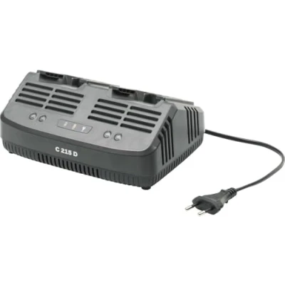 Imagen de STIGA Cargador doble estándar C 215 D 20 V, corriente de carga 2 Ah, enchufe europeo