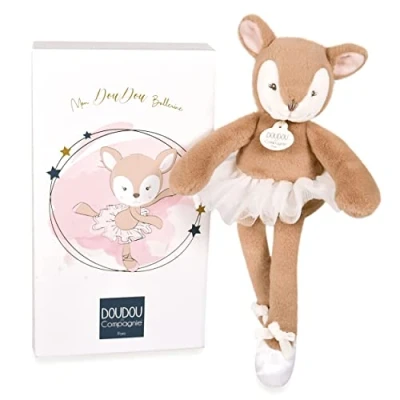Imagen de Doudou et Compagnie Faon Tutu (30 cm), Color marrón