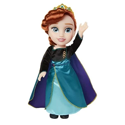 Imagen de Frozen 2 Anna Doll en Traje de epílogo iónico, par Zapatos y Pendientes incluidos, muñeca 14 Pulgadas, Cualquier Fan para niñas 3 años